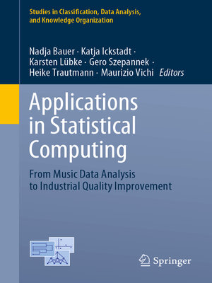 cover image of Applications in Statistical Computing